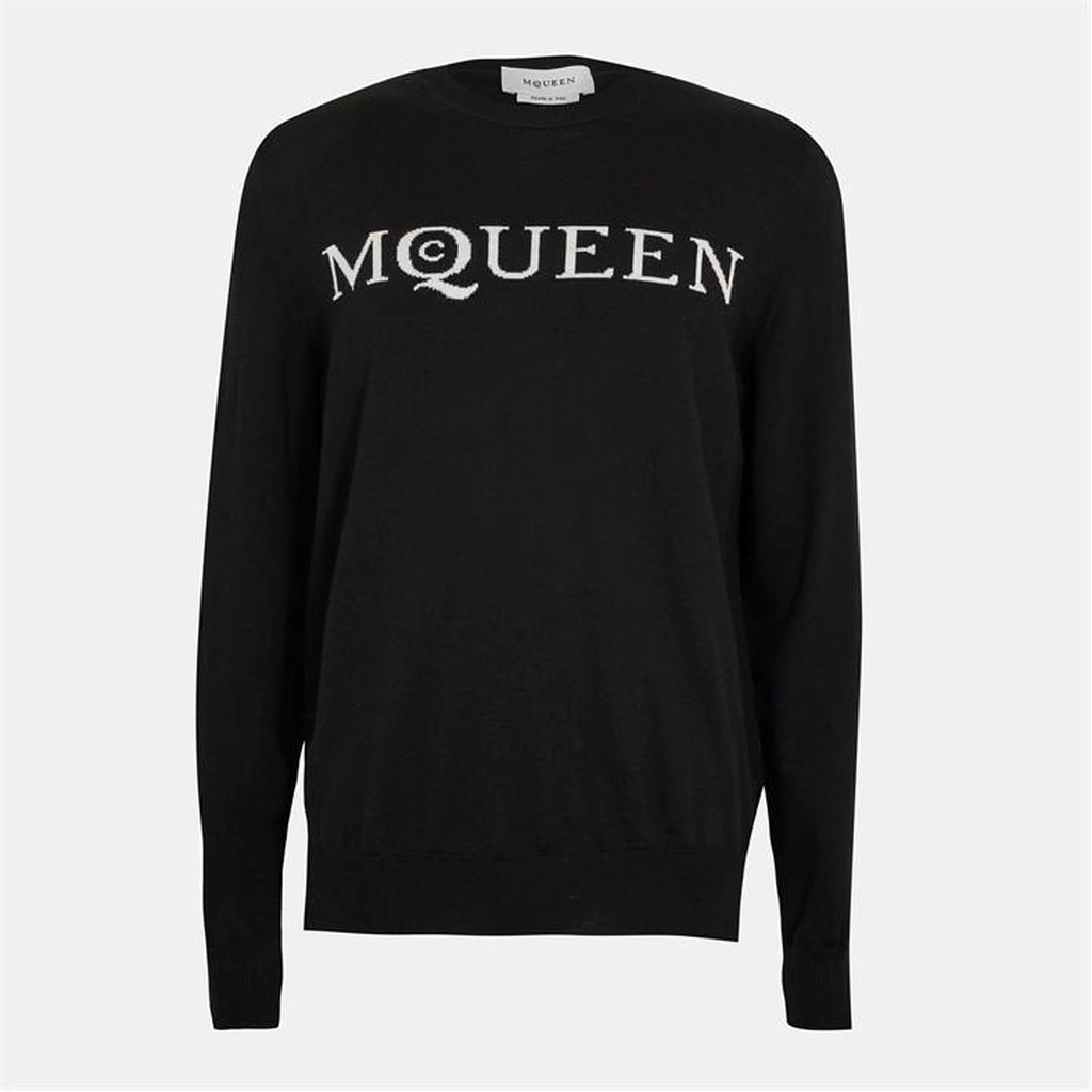 Alexander McQueen Alex Crew Sweat Sn54 - Black
